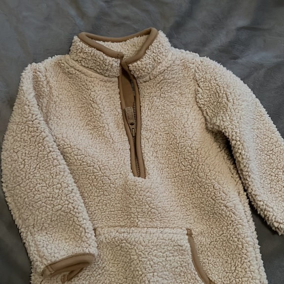 Carters Sherpa Fleece onesies - Picture 2 of 3